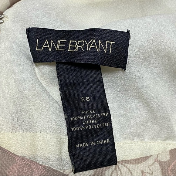 Lane Bryant Sleeveless MIDI Floral print Dress Size 26 - Picture 11 of 12